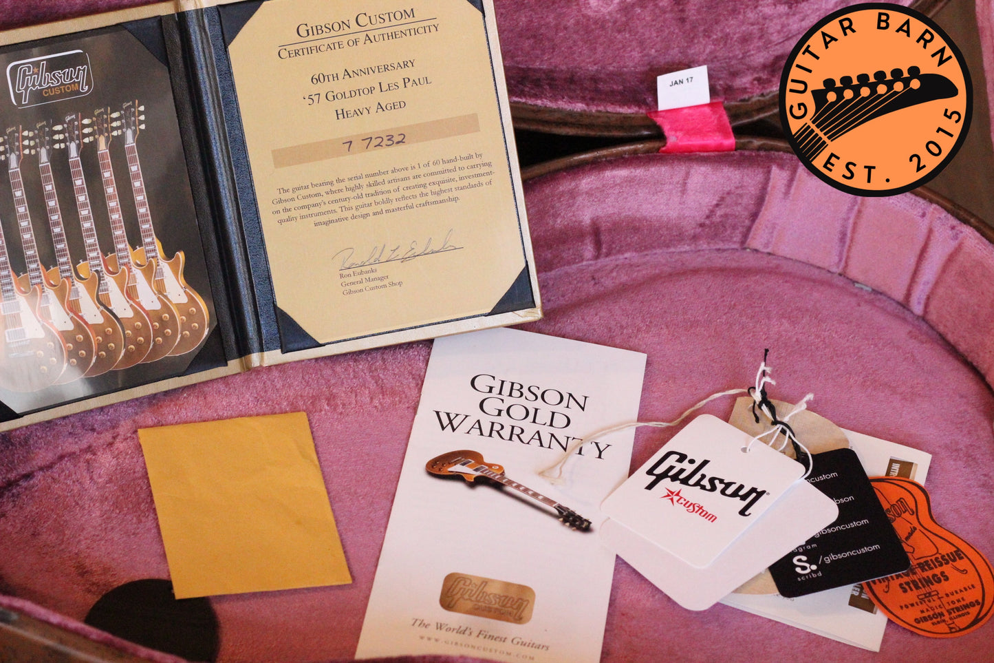 Gibson Les Paul '57 Gold Top Heavy-Aged 2017 Custom Shop 60th Anniversary