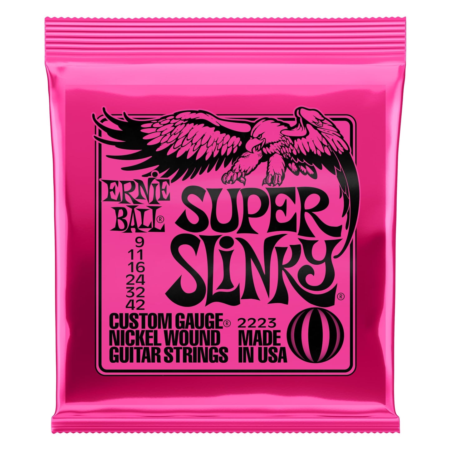 Ernie Ball Super Slinkys 9/42 Electric Guitar Strings