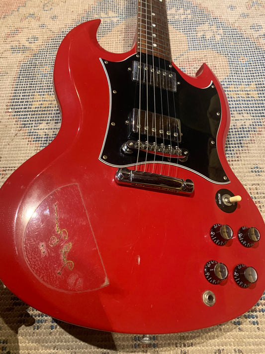 Gibson SG Special 2001 Red Signed By Tony Iommi, Pre-Loved